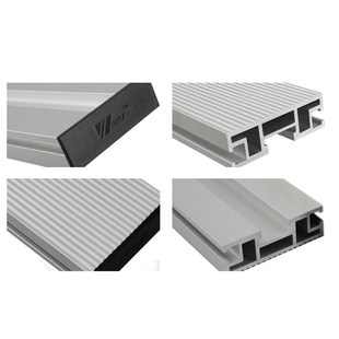 1000mm Aluminium Profile Fence 70mm Height with T-tracks and