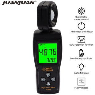 Luxmeter Digital Light Meter Lux Meter 200,000 Lux UV Radiom