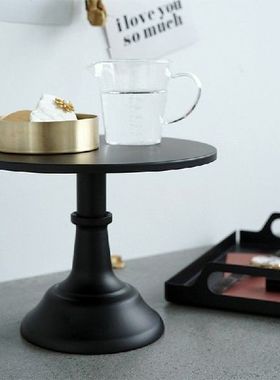 8 Inch Cake Decorating Stand Black Wedding Cake Plates for