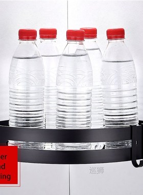 Wall Corner Shelf Organizer Black Aluminum Shower Rack Shamp