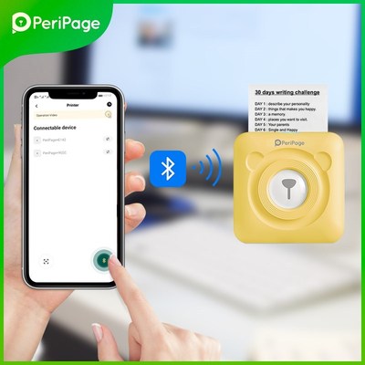 PeriPage Bluetooth Thermal Photo Printer Mini Pocket Portabl