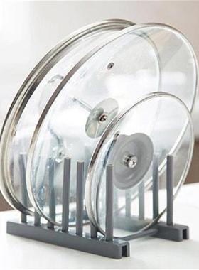 Kitchen Organizer Pot Lid Rack Spoon Holder Pot Lid Shelf