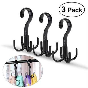 Hanger Swivel Hooks Necktie Four Scarf Rotating Claw Belt