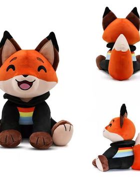 New Fundy Sit Plush 20CM Technoblade Doll Cartoon Sitting Fo