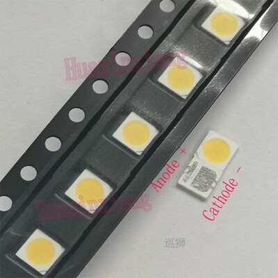100PCS/Lot SEOUL 3535 6V 2W SMD Cold White LED High Power Fo
