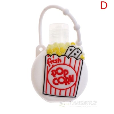 Cartoon Silicone Mini Hand Sanitizer Holder Travel Portable