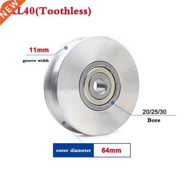 1Pcs XL40 Tooth Idler Timing Pulley Single Side Bearing Timi