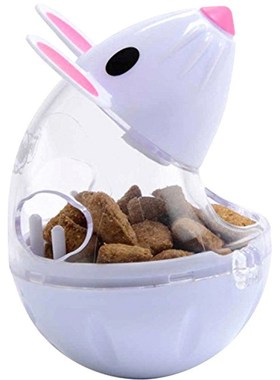 Food Leak Toys Pet Feeder Toy  Mice Shape Food Rolli