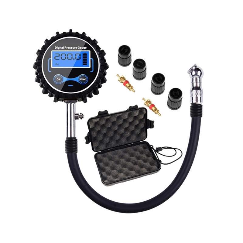 Digital Tire Inflator with Pressure Gauge LCD Large Screen