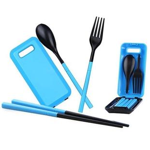 Folding Travel Dinnerware Set Tableware Cutlery Set for Kids