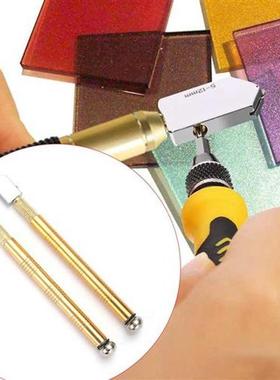 10Pcs Golden Glass Cutter Set Pencil Steel Straig Head Gla
