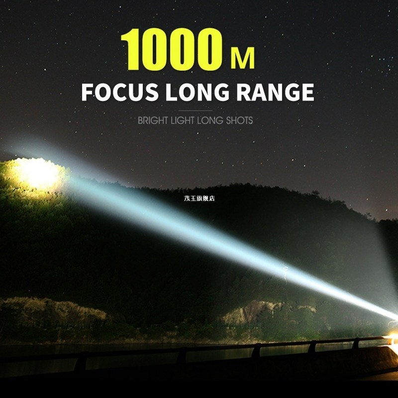 Powerful LED Flashlight XHP50 Torch USB Rechargeable Waterpr