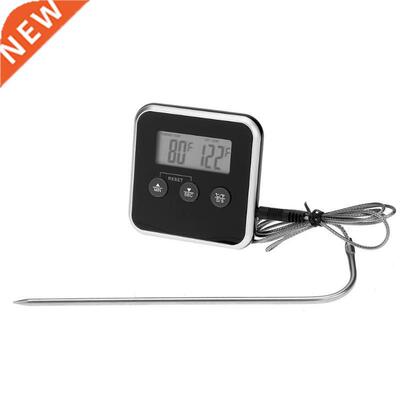 LCD Voedsel BBQ Vlees Probe Temperatuur Alarm Kookwekker Ove