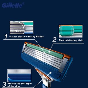 Gillette Fusion 5 Original Razor for safely shaving holder p