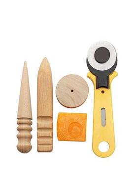 37 pièces en cuir artisanat outils Kit professionnel
