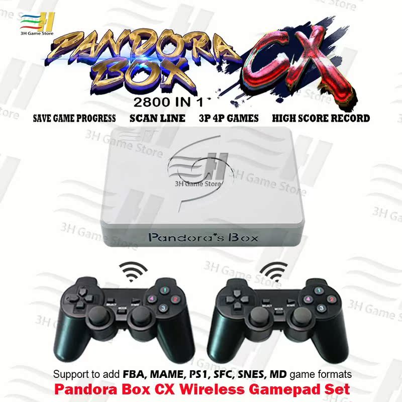 Pandora Box CX 2800 in 1 Wired Gamepad and Wireless Gamepad