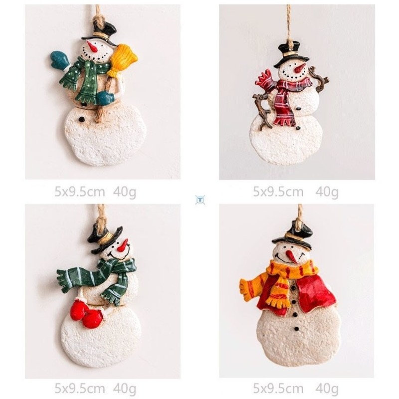 1Pcs Angel Girl Snowman Christmas Tree Ornaments Hanging