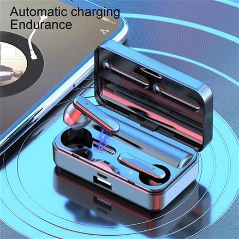 TWS Bluetooth 5.1 Wireless Headset Earphones Mirror Screen