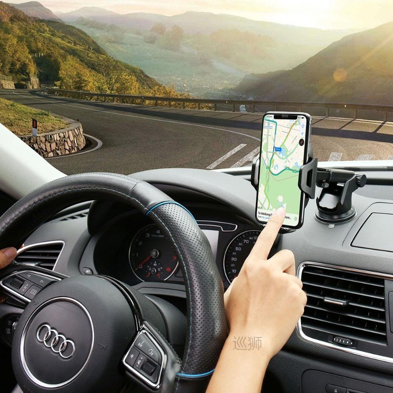 Windshield Gravity Sucker Car Phone Holder For iPhone 12 11