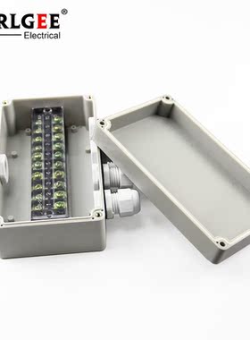 158 * 90 * 60mm 1 Inlet 4 Outlet waterproof box set with ter