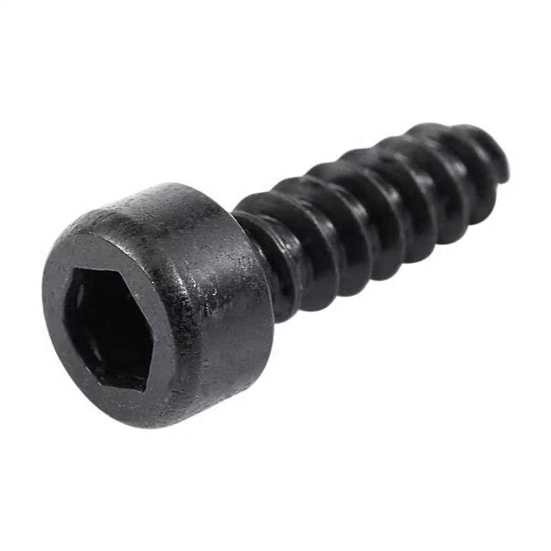 100Pcs 3mm x 10mm Thread Hexagon Head Self Tapping Screws Bl