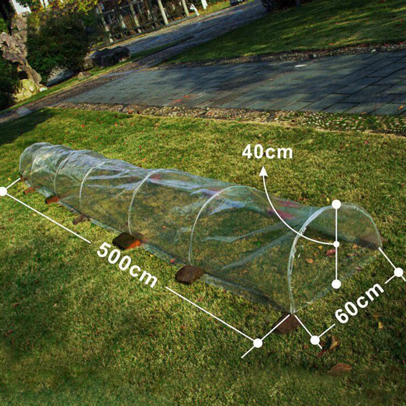 5m Arched Greenhouse Garden Tunnel Plants Grow House Steel