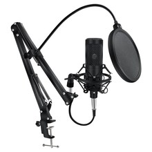 Metal Condenser Microphone Kit for PC Computer Professional