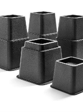 Adjustable Bed Risers - Sturdy Furniture Risers Lift By 3,