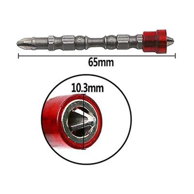 10PCS 65mm Magnetic Nut Driver Set 1/4 Inch Hex Shank PH2 Ph