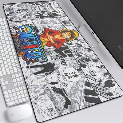 One Piece Gaming Mouse Pad Large Cartoon Anime Rubber Mouse