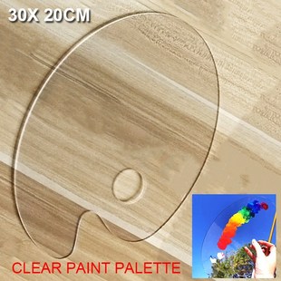 Acrylic Paint Palette Transparent Clear Gouache Artist Paint