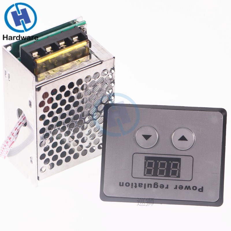 SCR Voltage Regulator Dimmer 4000W 220V AC Power Regulator E