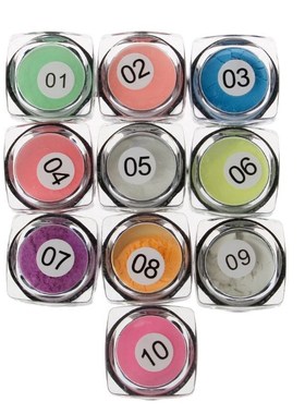 Handmake Gifts For Friends,10 Pcs Colors Luminous Powder Res