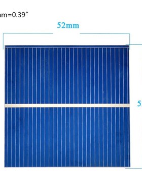 50sheet/set 52x52mm Polycrystalline Silicon Solar Panel Sola
