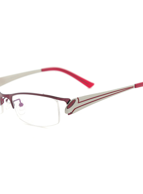 Metal Half Rim Spectacles Women Eyeglass Frames Prescription
