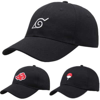 Anime Hats Akatsuki Ninja Uchiha Konoha Red Cloud Symbol Bas