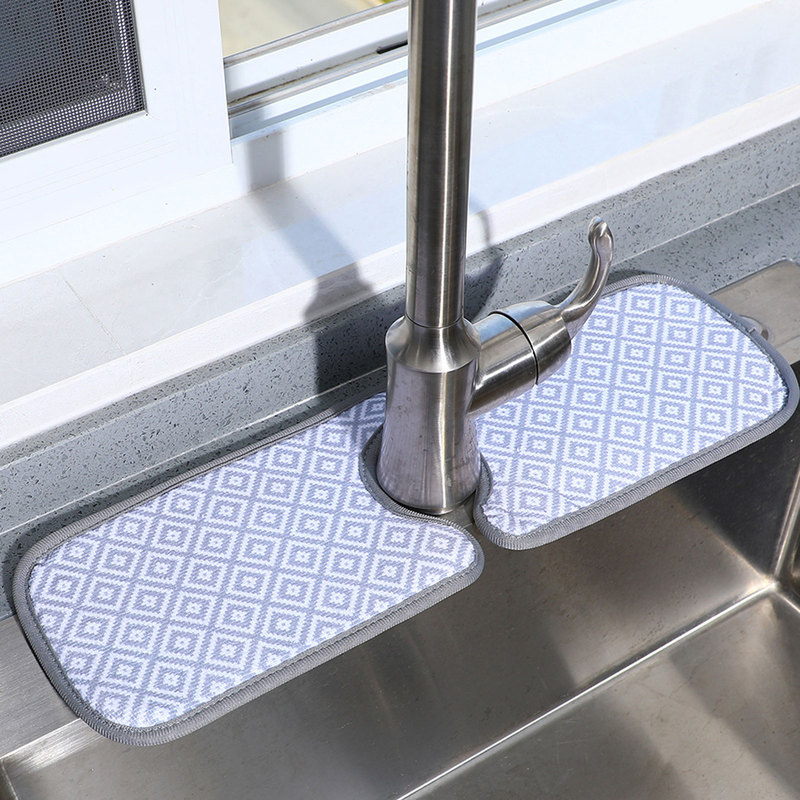 Faucet Absorbent Mat Sink Splash Guard Pad Faucet Splash