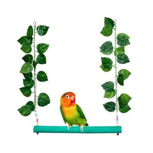 Large Chicken Swing Chicken Toy for Hens Wood Swing with Bar