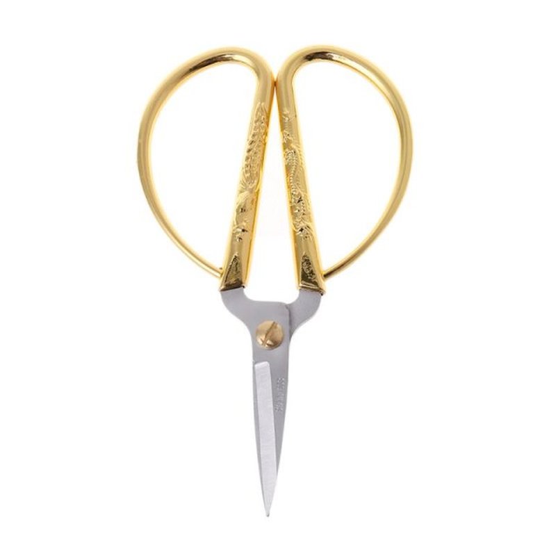 New Gold Dragon Phoenix Bonsai Scissors Wedding Shears Home