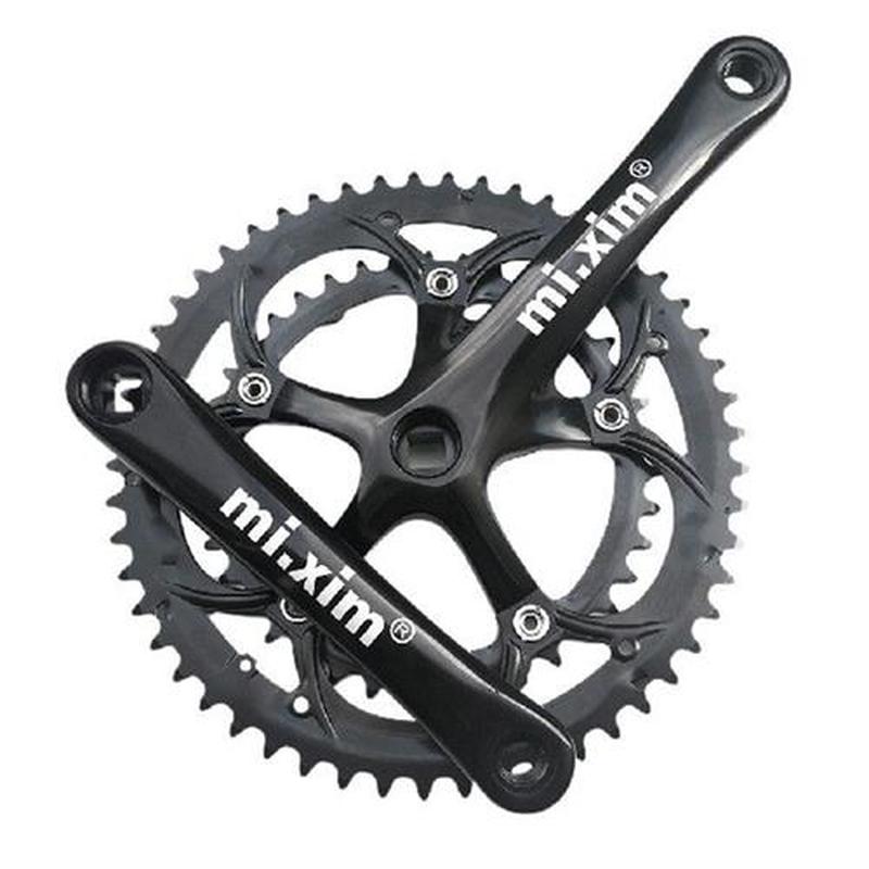 Ultralight Bike Crankset with Dual Chainring 6-10 Speed