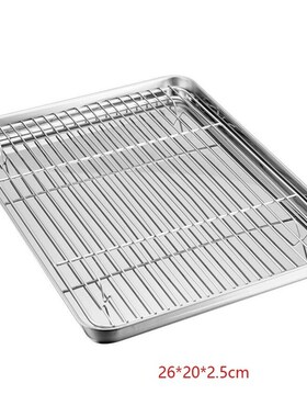 Oil Drain Oven Tray Cooling Rack Baking Cooker Cooking Stain