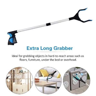 Extra Long Grabber Reacher Rotating Gripper Mobility Aid
