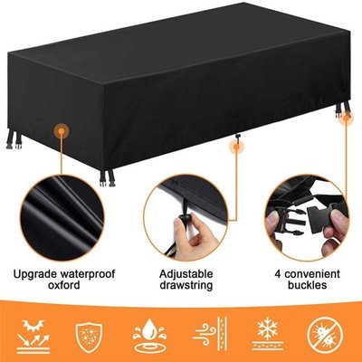 Large Outdoor Sectional Oxford Fabric Furniture Cover Table