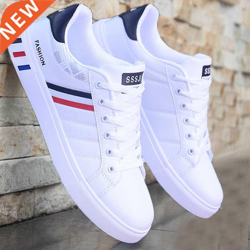 White vulcanized sneakers boys cheap flat comfortable shoes