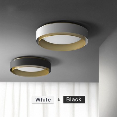 American Round Ceiling Lamp Bedroom Nordic Post-Modern Light