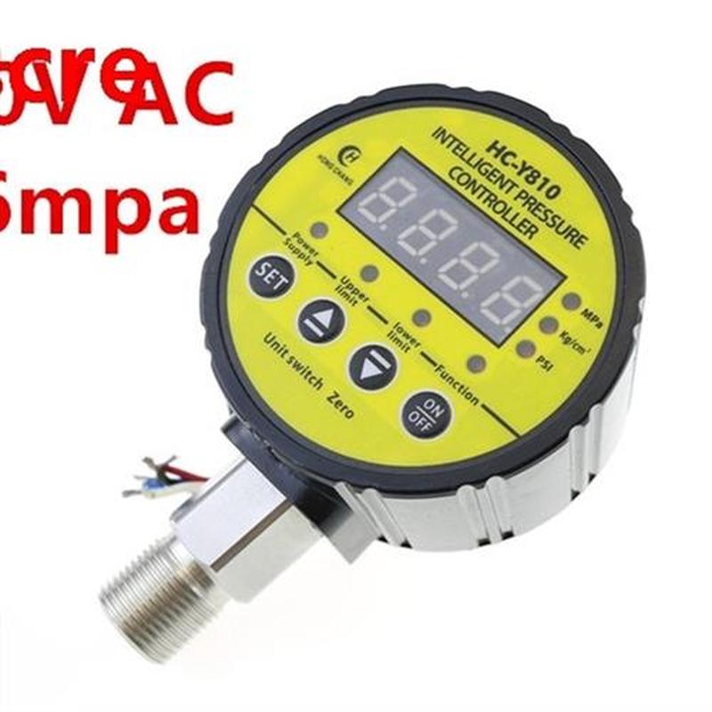 HC-Y810 220V AC 0-6mpa digital electric contact pressure gau