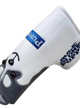 New Golf club Putter Cover with Magnetic Closure P Leather L