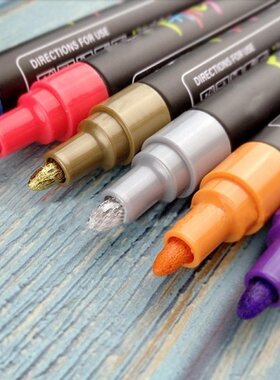 Colorful Permanent Markers Works on Plastic Wood Stone Metal