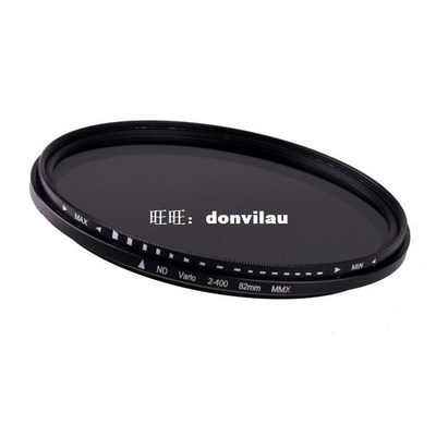 New 82mm Fader Variable ND Filter Adjustable ND2 to ND400 Ne