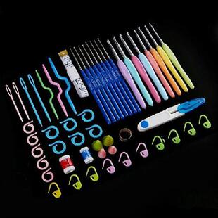 Useful Knitting Tool Kit 57pcs Crochet Needle Hook Accessori